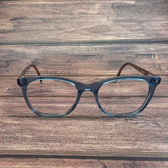 Adin Thomas Accessories - Adin Thomas Europa AT-436 C2 Blue Copper Glitter Glasses Frames 51-18-140